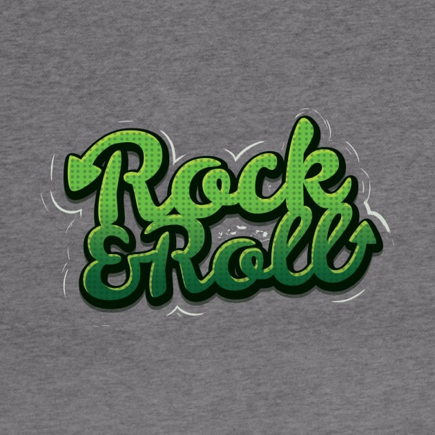Rock and Roll Typography by Utopia Shop